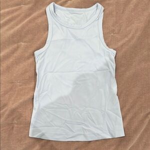 Lululemon Pale Blue Fitted Tank Top Athletic